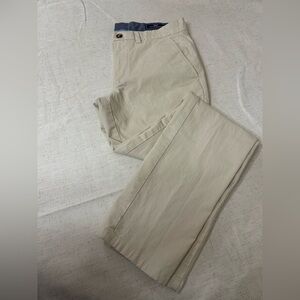 Vineyard Vines Tan Chinos with Blue Details